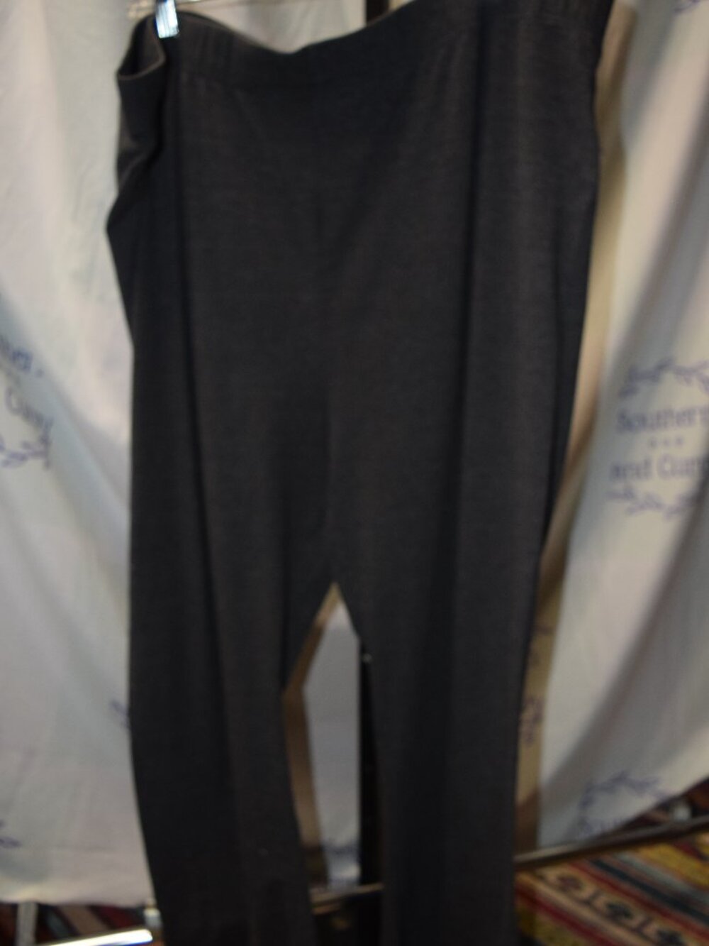 Old Navy Dark Gray Wide Leg Knit Pants, Size 4X
